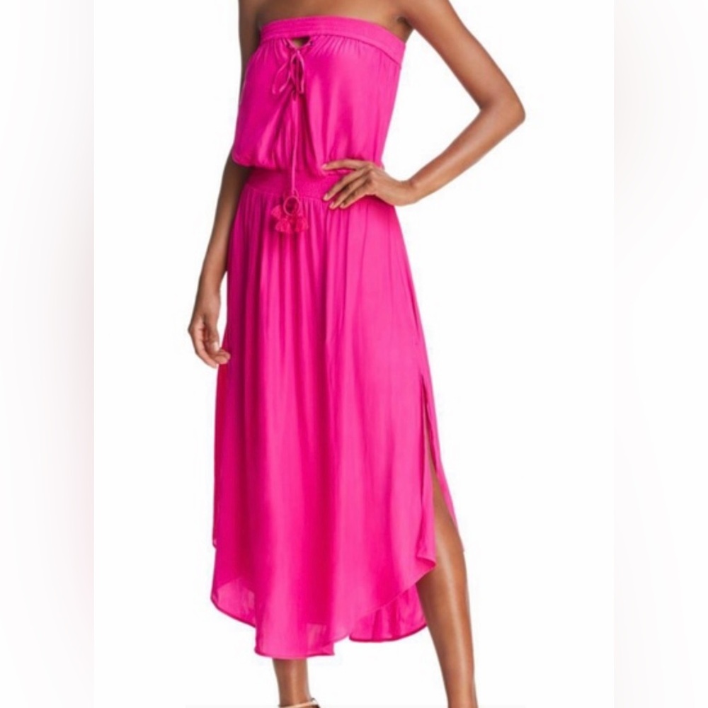 Ramy Brook hot pink Maxi Dress